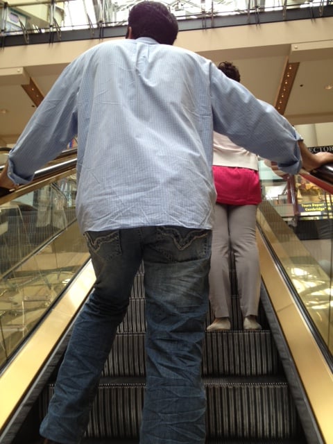 blocking_the_escalator_stairway